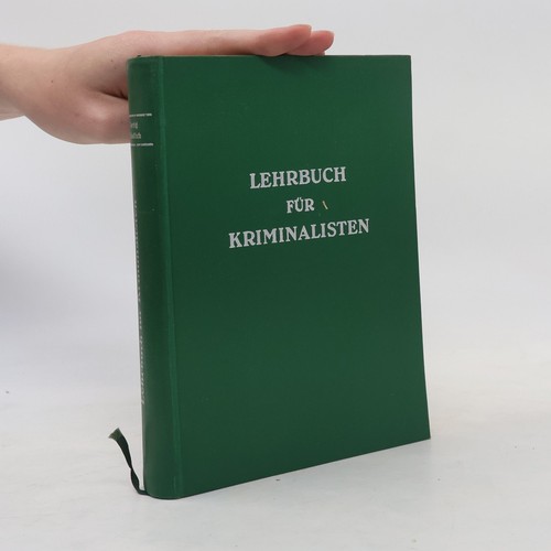 Lehrbuch für kriminalisten - lehrbuch,