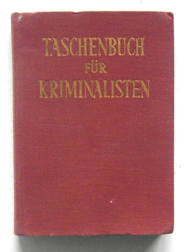 Taschenbuch für kriminalisten - für,