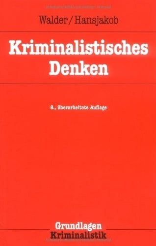 Kriminalistisches denken buch - kriminalistisches,
