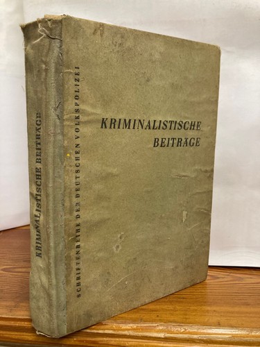 Kriminalistische beiträge - kriminalistische,