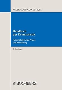 Handbuch der kriminalistik - handbuch,