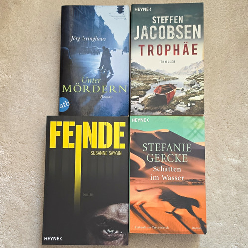 Buch paket krimi thriller - 4x,