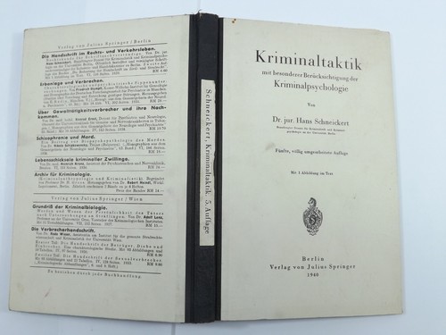 Kriminaltaktik psychologie - kriminaltaktik,